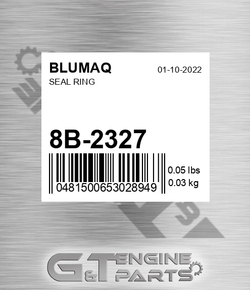 8B-2327 Seal Ring for BLUMAQ