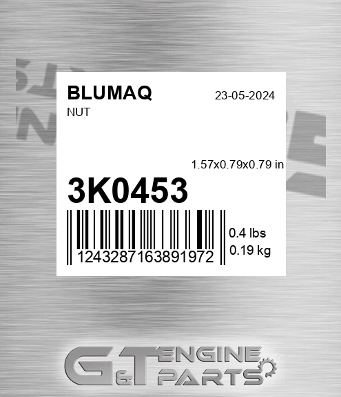 3K-0453 Nut for BLUMAQ