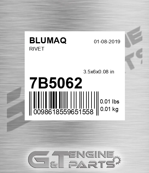 7B-5062 BLUMAQ Rivet