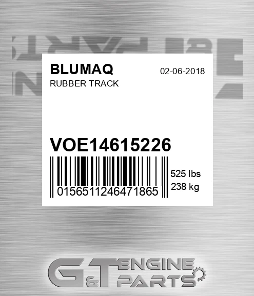 VOE14615226 Rubber Track for BLUMAQ