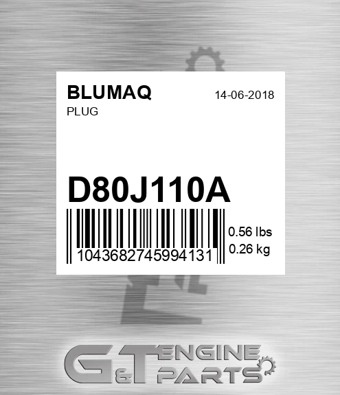 D80J110A Plug