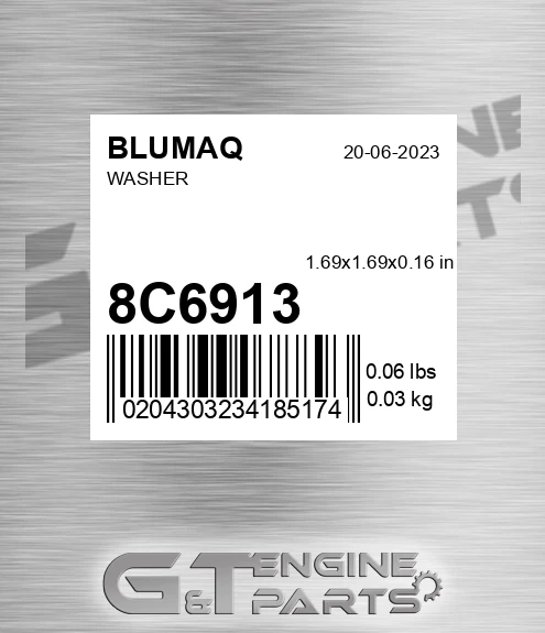 8C-6913 BLUMAQ Washer