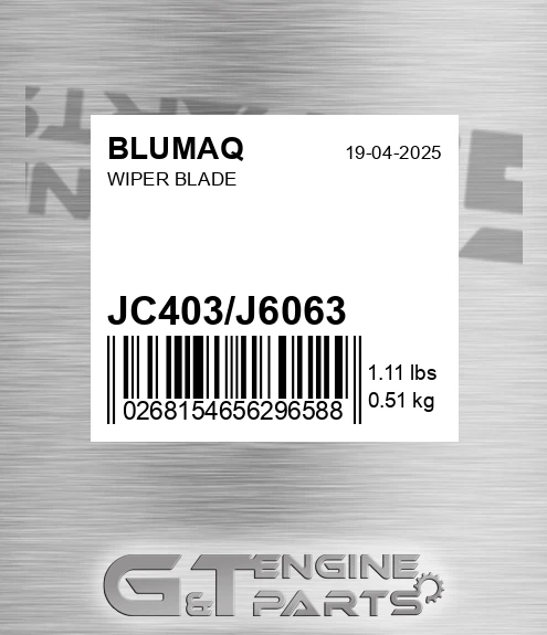 JC403/J6063 Wiper Blade