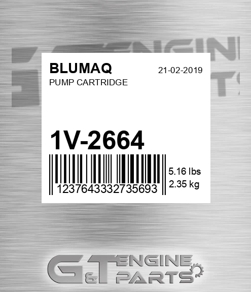 1V-2664 Pump Cartridge