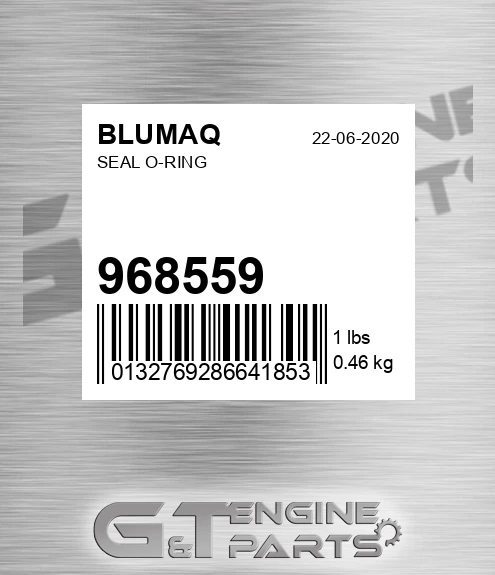 968559 Seal O-ring for BLUMAQ