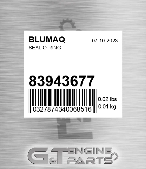 83943677 BLUMAQ Seal O-ring