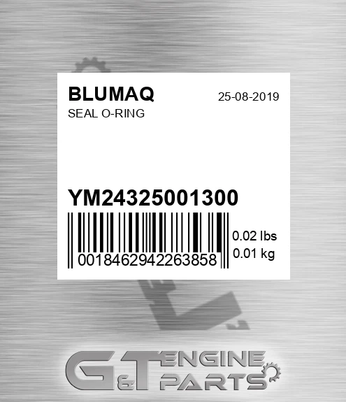 YM24325-001300 Seal O-ring for BLUMAQ