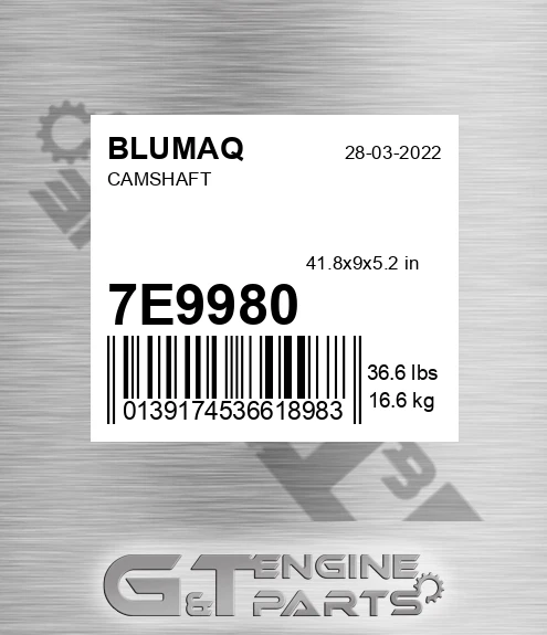 7E-9980 Camshaft