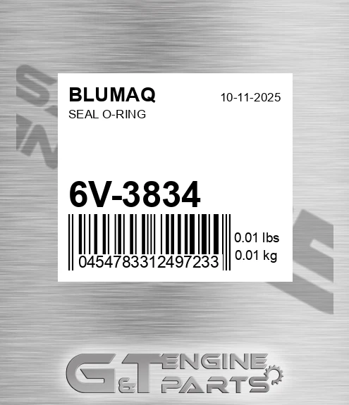 6V-3834 Seal O-ring for BLUMAQ