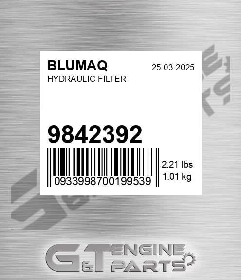 9842392 BLUMAQ Hydraulic Filter