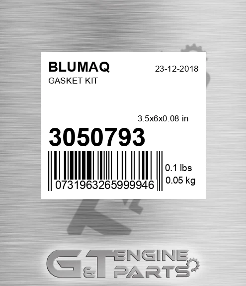 305-0793 Gasket Kit for BLUMAQ