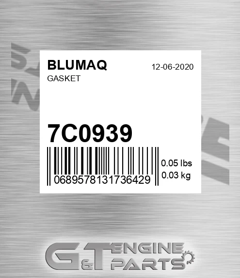 7C-0939 Gasket