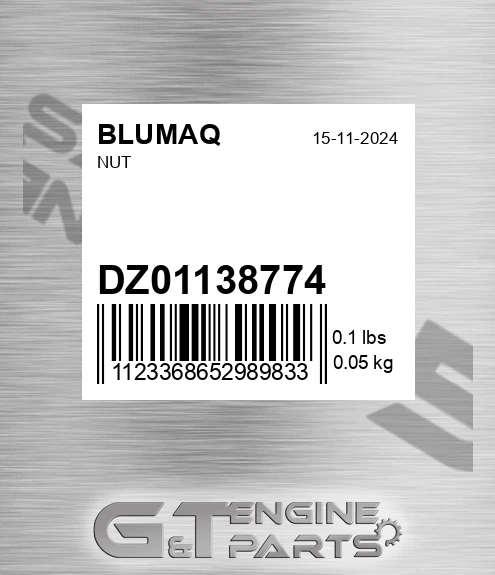 DZ01138774 Nut for BLUMAQ