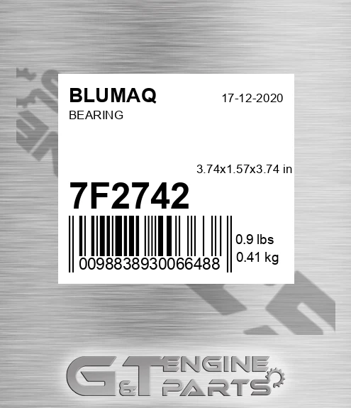 7F-2742 Bearing for BLUMAQ