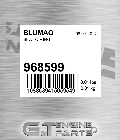 968599 Seal O-ring for BLUMAQ