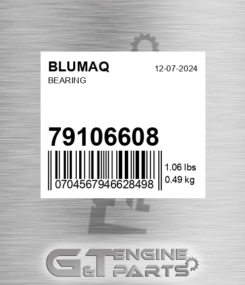 79106608 BLUMAQ Bearing