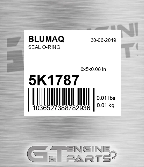 5K-1787 BLUMAQ Seal O-ring