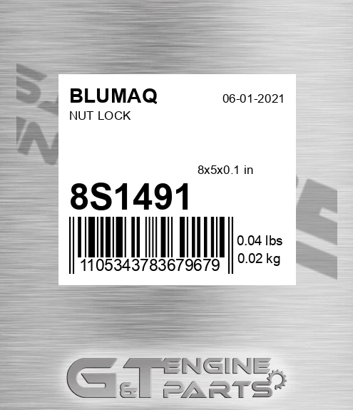 8S-1491 Nut Lock for BLUMAQ