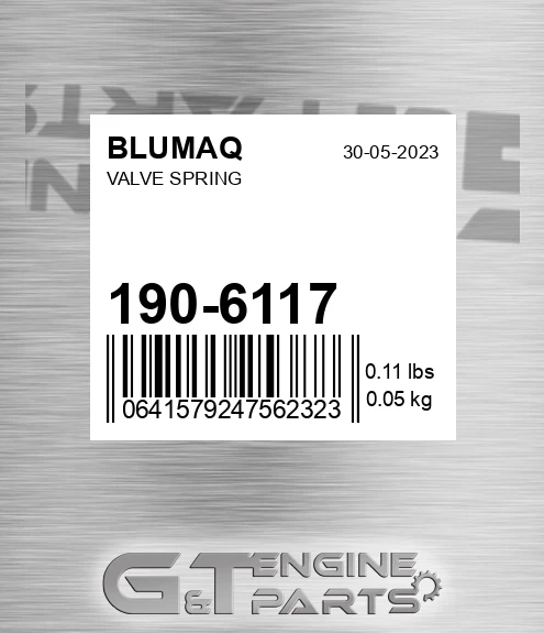 190-6117 Valve Spring for BLUMAQ