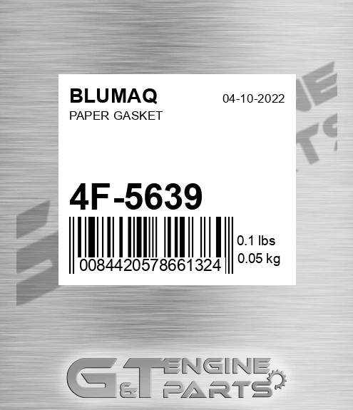 4F-5639 BLUMAQ Paper Gasket