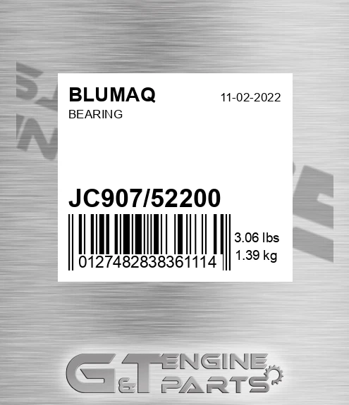 JC907/52200 Bearing for BLUMAQ