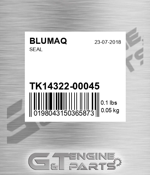TK14322-00045 Seal