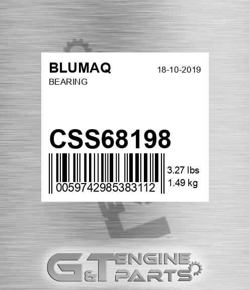 CSS68198 Bearing