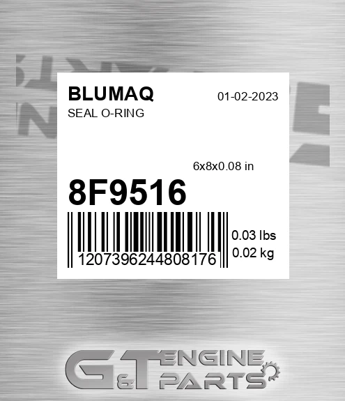 8F-9516 Seal O-ring for BLUMAQ