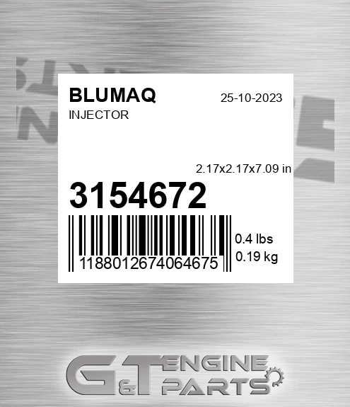 315-4672 Injector for BLUMAQ
