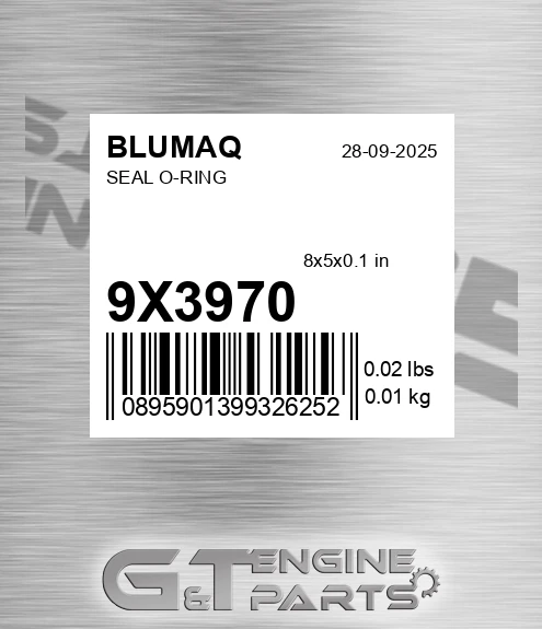 9X-3970 Seal O-ring for BLUMAQ