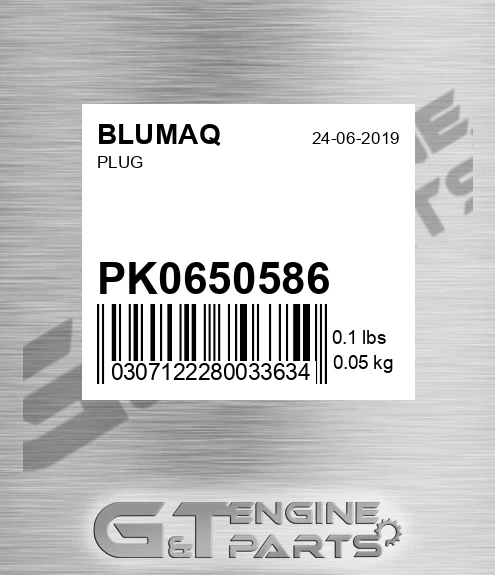 PK0650586 Plug for BLUMAQ