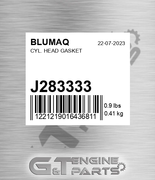 J283333 Cyl. Head Gasket