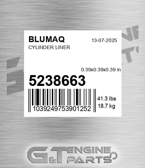 523-8663 Cylinder Liner for BLUMAQ
