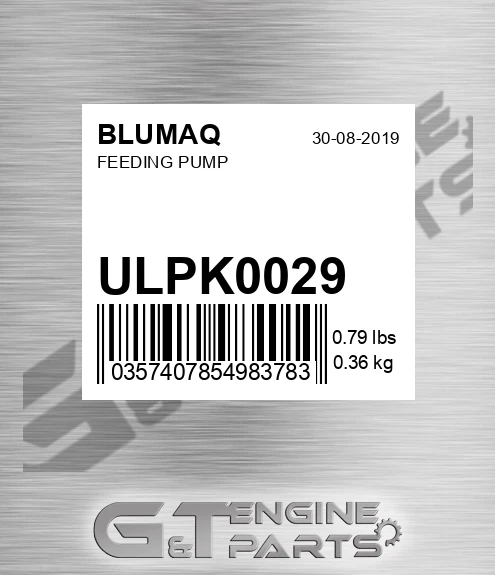 ULPK0029 BLUMAQ Feeding Pump