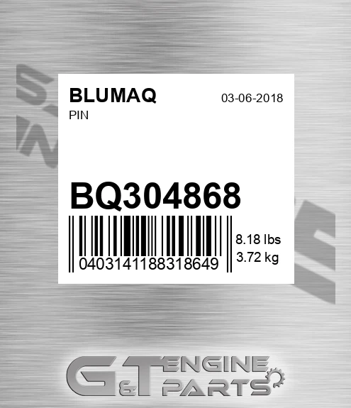 BQ304868 Pin for BLUMAQ