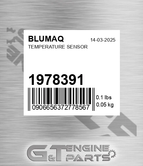 197-8391 BLUMAQ Temperature Sensor