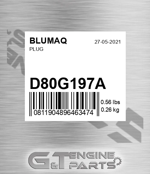 D80G197A Plug