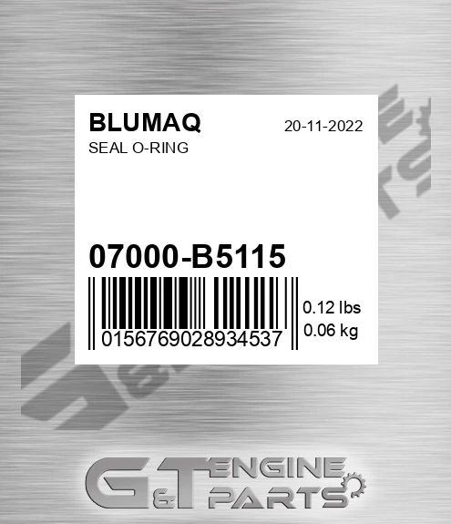 07000-B5115 Seal O-ring for BLUMAQ