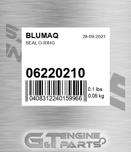 06220210 Seal O-ring for BLUMAQ