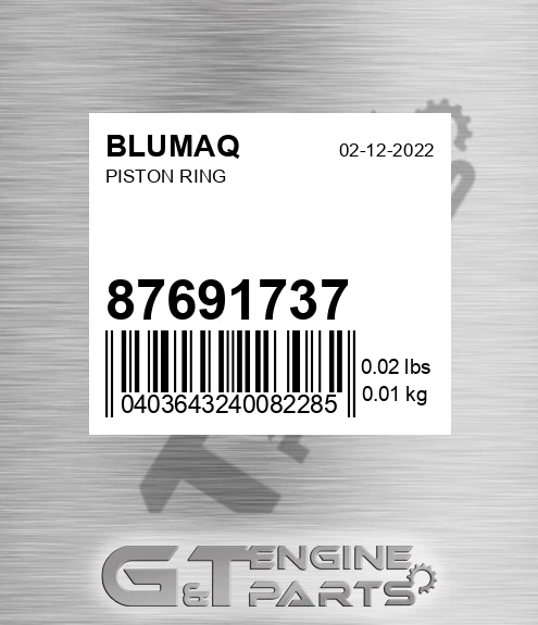 87691737 Piston Ring