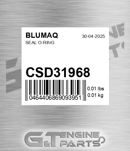 CSD31968 BLUMAQ Seal O-ring