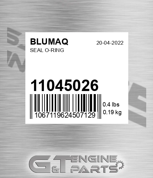 11045026 Seal O-ring for BLUMAQ