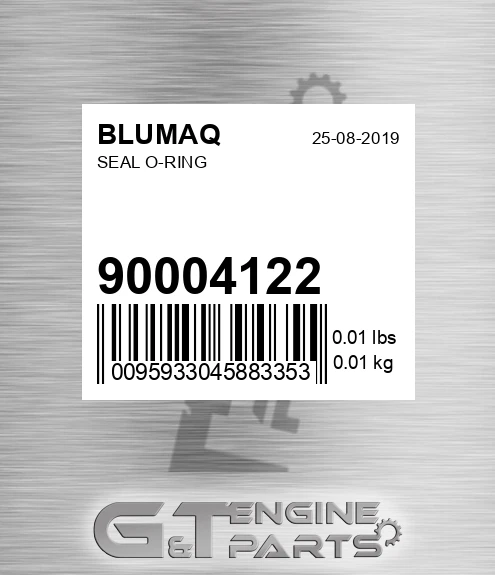 900.04122 Seal O-ring for BLUMAQ