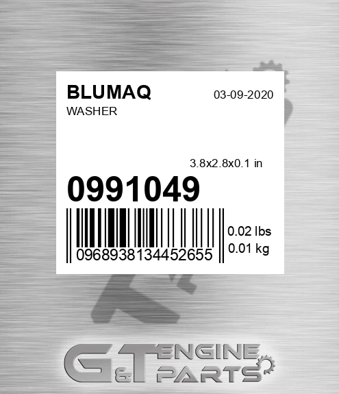 099-1049 Washer for BLUMAQ