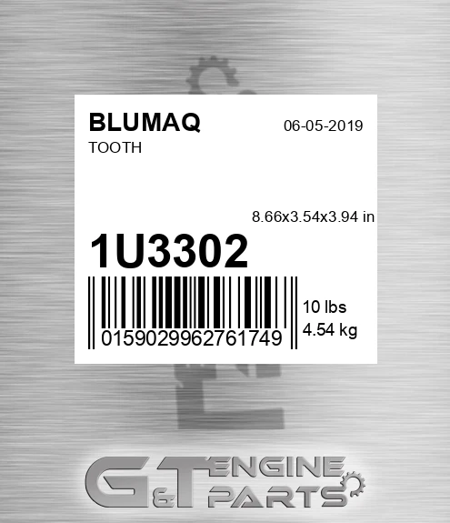 1U-3302 Tooth for BLUMAQ