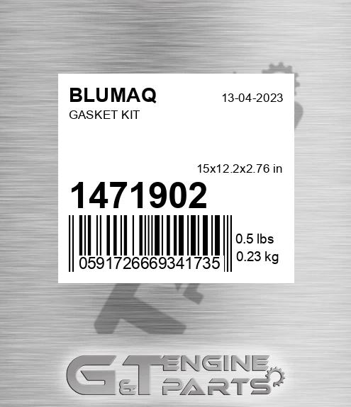 147-1902 Gasket Kit for BLUMAQ