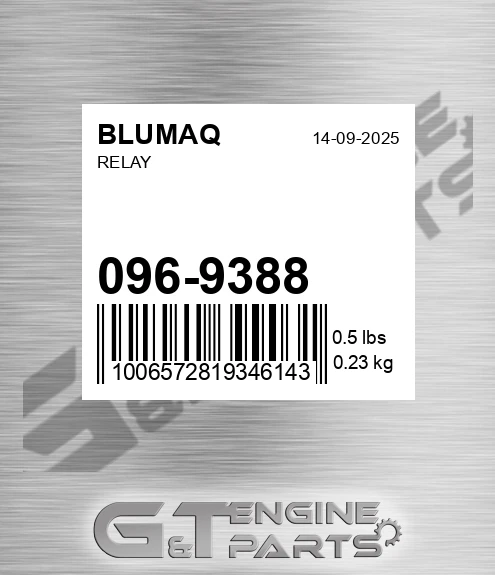 096-9388 Relay for BLUMAQ