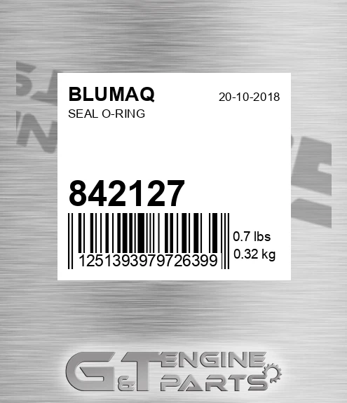 842127 Seal O-ring for BLUMAQ