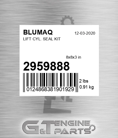 295-9888 Lift Cyl. Seal Kit for BLUMAQ