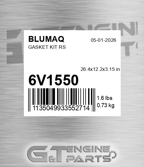 6V-1550 Gasket Kit Rs for BLUMAQ